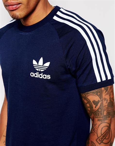 adidas california herren t-shirt blau|Shop Men's adidas Originals Blue Clothes & Shoes .